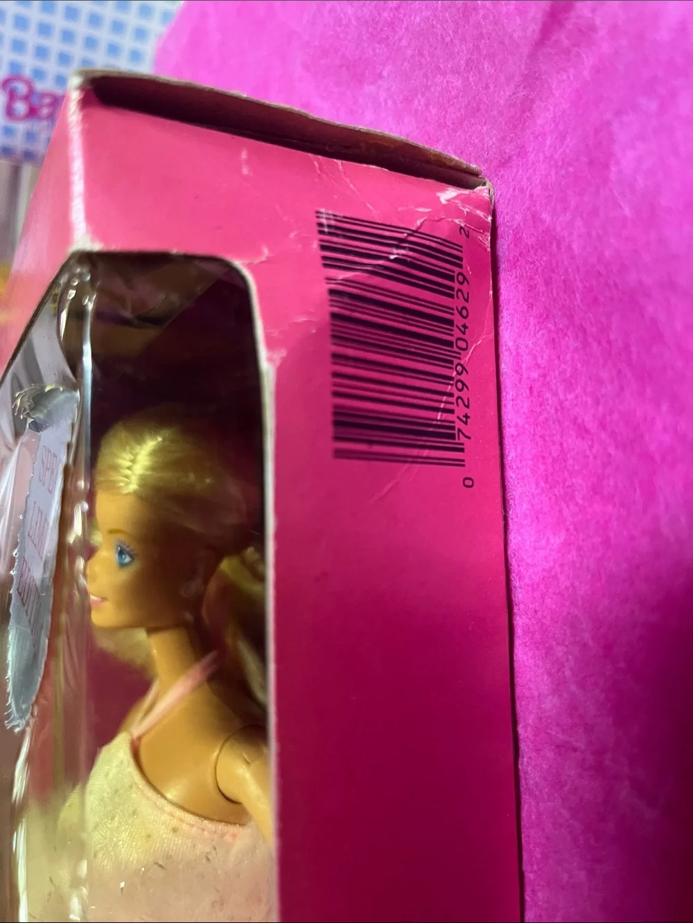 1987 Mattel Party Pink Barbie (#4629) NRFB